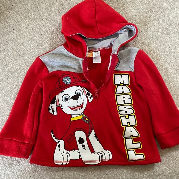 PAW Patrol Chase Marshall Half Zip Hoodie Toddler. Size 3T - Picture 2 of 5